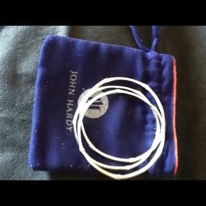 John Hardy set of 3 bangle bracelets